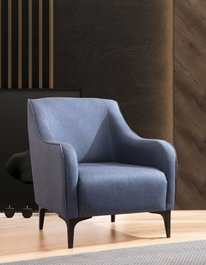 Atelier Del Sofa Belissimo - Sillón Orejero Azul
